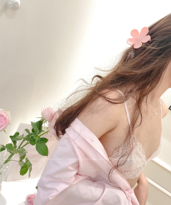 MIA - Áo bralette ren hồng